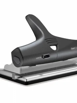 Dokud Zásoby Vydrží Děrovačka nastavitelná "Heavy Duty", 32 listů,kovová, černo-šedá, RAPESCO OFERTA office vše pro kancelář