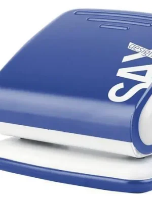 Značkový Děrovačka, na 25 listů, SAX "Design 418", modrá OFERTA office vše pro kancelář