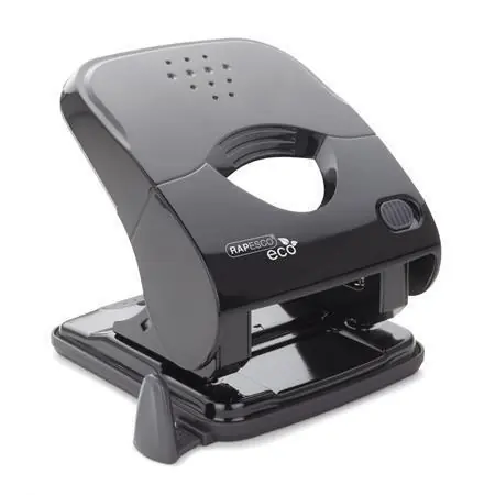 Bezpečná Platba Děrovačka "EXO-X5", 40 listů, antibak.povrch, černá, RAPESCO OFERTA office vše pro kancelář