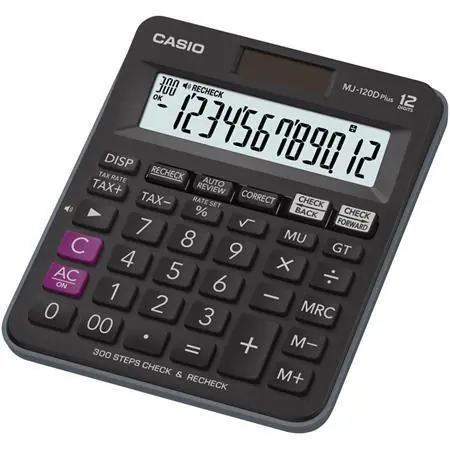 Kalkulačka, stolní, 12místný displej, CASIO "MJ-120D PLUS" OFERTA office vše pro kancelář Cenově Výhodný