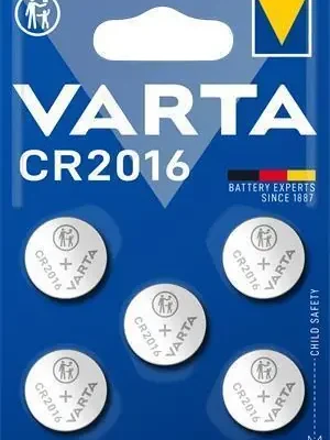 Přímo Od Výrobce Knoflíková baterie "CR2016", 5 ks, VARTA 6016101415 OFERTA office vše pro kancelář