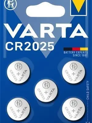 Sezónní Sleva Knoflíková baterie "CR2025", 5 ks, VARTA 6025101415 OFERTA office vše pro kancelář