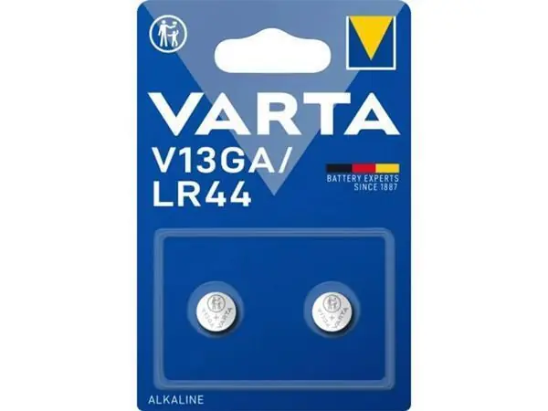 Dokud Zásoby Vydrží Knoflíková baterie V13GA/LR44/A76, 2 ks, VARTA OFERTA office vše pro kancelář
