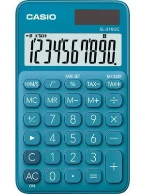 Hit Sezóny Kalkulačka "SL 310", modrá, 10 místný displej, CASIO OFERTA office vše pro kancelář