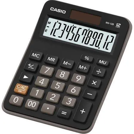 Speciální Cena Kalkulačka stolní "MX 12B", černá, 12místný displej, CASIO MX 12 B OFERTA office vše pro kancelář