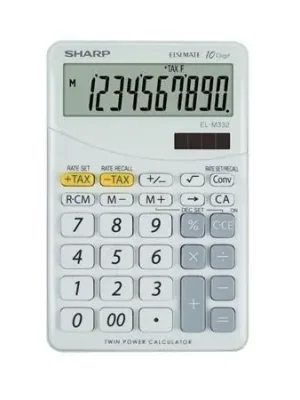 Super Cena Kalkulačka stolní, "EL-M332" 10 místný displej, SHARP OFERTA office vše pro kancelář
