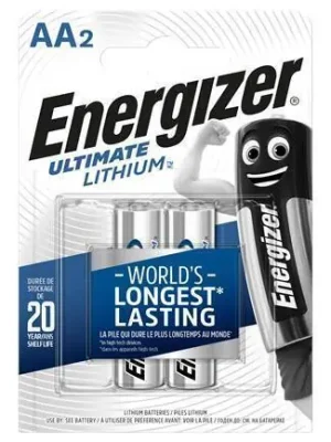 Cenová Bomba Baterie, AA (tužková), 2 ks, lithiová, ENERGIZER "Ultimate Lithium" OFERTA office vše pro kancelář