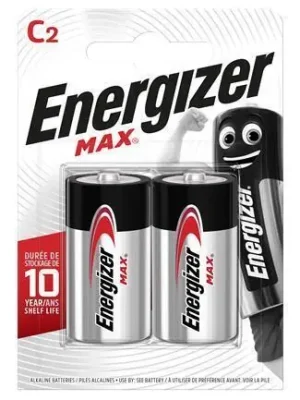 Jen Po Omezenou Doba Baterie, C (malý monočlánek), 2 ks, ENERGIZER "Max" OFERTA office vše pro kancelář