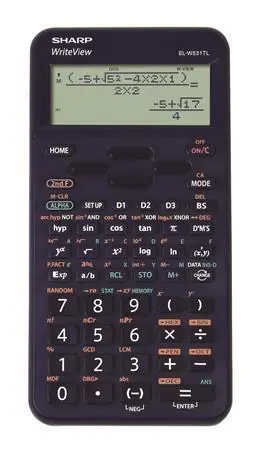 Kalkulačka "EL-W531TL", modrá, vědecká, 420 funkcí, SHARP OFERTA office vše pro kancelář Nová Kolekce