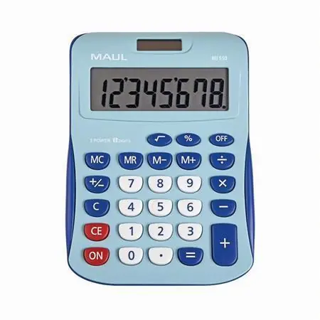 Akční Nabídka Kalkulačka "MJ 550", světlá-tmavá modrá, stolní, 8 číslic, MAUL 7263434 OFERTA office vše pro kancelář