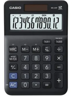 Kalkulačka "MS-20 F", černá, stolní, 12 číslic, CASIO OFERTA office vše pro kancelář Nízká Cena