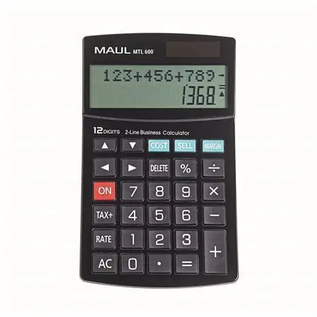 Ověřený Kalkulačka "MTL 600", stolní, 12 číslic, 2 řádkový displej, MAUL 7269090 OFERTA office vše pro kancelář