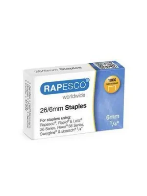 Značkový Drátky do sešívaček, 26/6, RAPESCO OFERTA office vše pro kancelář