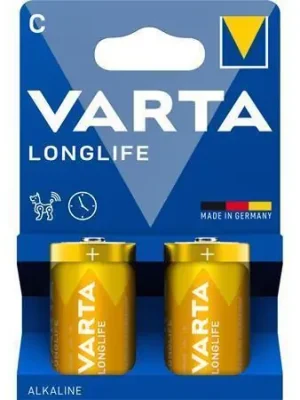Vrácení Zdarma Baterie "Longlife", Typ C - LR14, 2 ks, bez plastu, VARTA 4114101422 OFERTA office vše pro kancelář