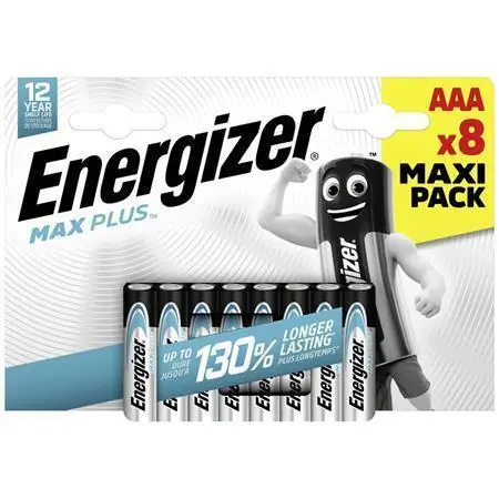 Značkový Baterie "Max Plus", AAA, 8 ks, ENERGIZER 7638900437522 OFERTA office vše pro kancelář