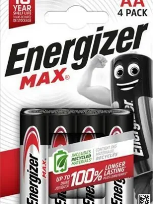 Ověřený Baterie "Max", AA (tužková), 4 ks, ENERGIZER E300112503 OFERTA office vše pro kancelář