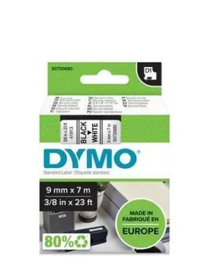 Časově Omezené Páska, 9 mm x 7 m, DYMO "D1", bílá-černá OFERTA office vše pro kancelář