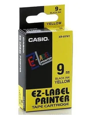 Výprodej Páska, 9 mm x 8 m, CASIO, žlutá-černá OFERTA office vše pro kancelář
