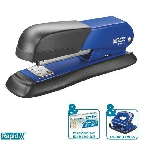 Ihned K Objednání Sešívačka "FM12", modrá, celokovová, RAPID OFERTA office vše pro kancelář