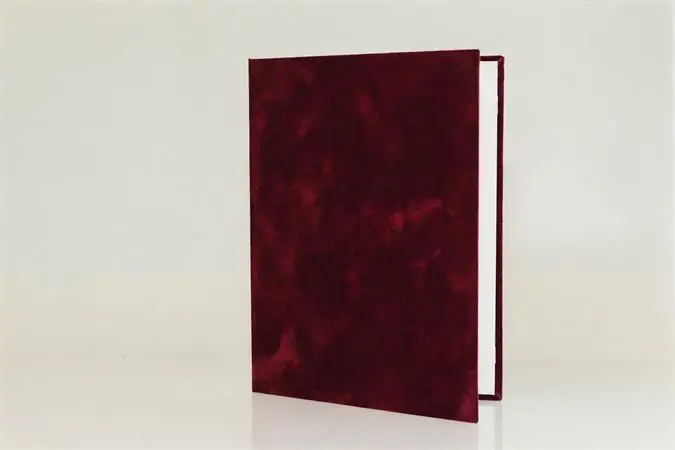 Ověřený Desky na diplom, bordó, A5, plyš, pro 2 dokumenty A5 na výšku, 5999131716155 OFERTA office vše pro kancelář