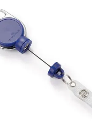 Sezónní Sleva Držák jmenovek "Extra strong", tmavě modrá, výsuvný, patent, DURABLE 832907 OFERTA office vše pro kancelář