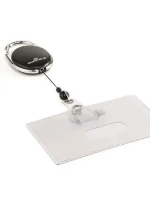 Držák jmenovek "Style", černá, výsuvný, patent, držák na 1 kartu, DURABLE 890701 OFERTA office vše pro kancelář Oblíbený