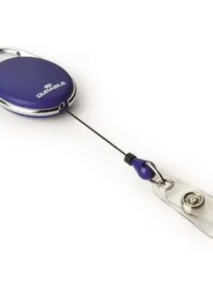 Poslední Šance Držák jmenovek "Style", tmavě modrá, výsuvný, patent, DURABLE 832407 OFERTA office vše pro kancelář
