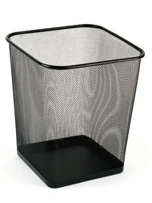 Koš na papír, černá, čtverec, drátěný, VICTORIA OFERTA office vše pro kancelář Koupit Online