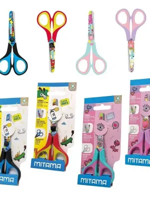 Nejlepší Volba Nůžky "GOOD VIBES", fialová/růžová, dětské, 13 cm, MITAMA 61286-90168 OFERTA office vše pro kancelář