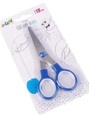 Hit Sezóny Nůžky dětské, modrá, 13 cm, COOL BY VICTORIA OFERTA office vše pro kancelář