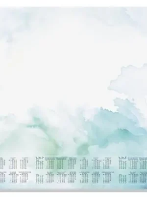 Speciální Cena Podložka na stůl "Watercolor Sea", 595 x 410 mm, 3 roční a týdenní kalendář, SIGEL H6314 OFERTA office vše pro kancelář