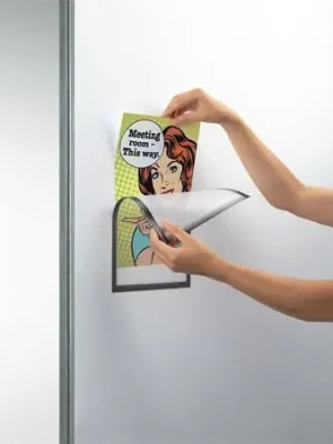 Víkendová Akce Informační kapsy, šedá, magnetická, A4, DURABLE 400757 OFERTA office vše pro kancelář