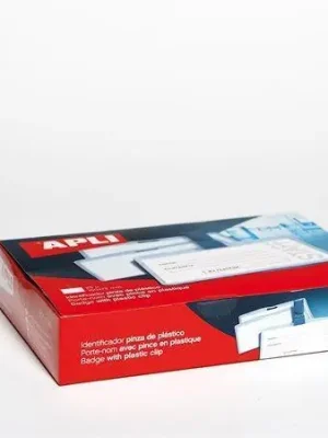 Jmenovka s klipem, 96x72 mm, APLI OFERTA office vše pro kancelář Nízká Cena