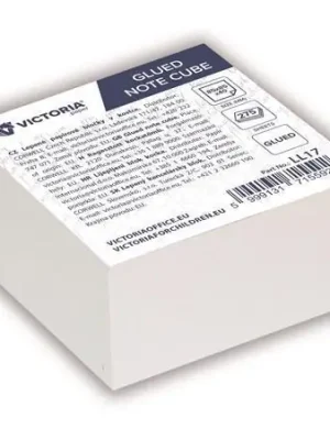 Papírové bločky v kostce, 85 x 85 x 40 mm, 275 listů, lepené, VICTORIA OFFICE OFERTA office vše pro kancelář Jen Po Omezenou Doba