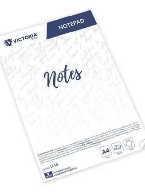 Ověřený Poznámkový blok, bílá, A4, čtverečkovaný, 5x 50 listů, VICTORIA OFFICE OFERTA office vše pro kancelář