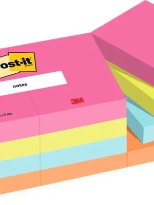 Samolepicí bloček "Poptimistic", mix barev, 38 x 51 mm, 12x 100 listů, 3M POSTITT 7100290158 OFERTA office vše pro kancelář Aktuální