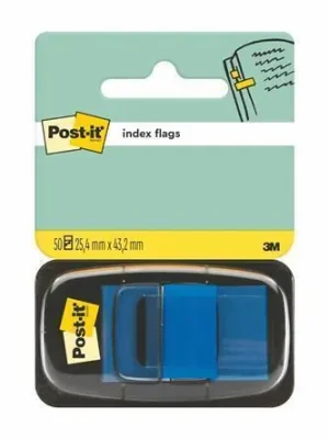 Samolepicí záložky se zásobníkem, modrá, 25 x 43 mm, 50 listů, 3M POSTIT 7100089834 OFERTA office vše pro kancelář Výhodná Nabídka