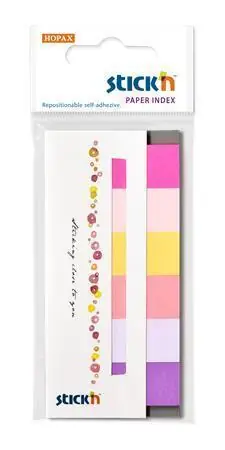 Samolepicí záložky, jarní barvy, 45 x 15 mm, 6x 30 listů, papír, STICK N 21595 OFERTA office vše pro kancelář Cenově Výhodný