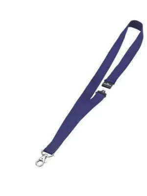 Akční Nabídka Šňůrka na krk, modrá, s bezpečnostní pojistkou, DURABLE 813707 OFERTA office vše pro kancelář