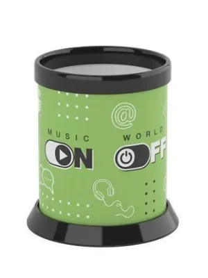 Nejlepší Volba Stojánek na psací potřeby "Music on-off", zelená, ICO 9570159016 OFERTA office vše pro kancelář