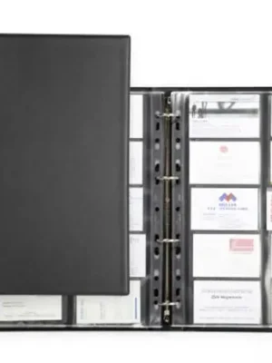 Vizitkář kroužkový "VISIFIX® Economy", černá, 400 ks, DURABLE OFERTA office vše pro kancelář Cenová Bomba