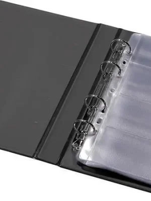 Nejprodávanější Vizitkář kroužkový, na 200 ks, PANTAPLAST, černý OFERTA office vše pro kancelář