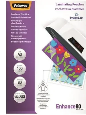 Akční Cena Laminovací fólie, lesklá, A3, 80 micron, FELLOWES OFERTA office vše pro kancelář