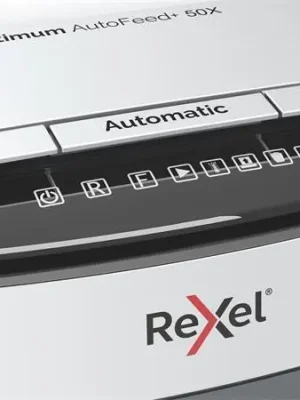 Omezená Nabídka Skartovací stroj "Optimum AutoFeed+ 50 Pro P4", křížový řez, 50 listů, REXEL OFERTA office vše pro kancelář