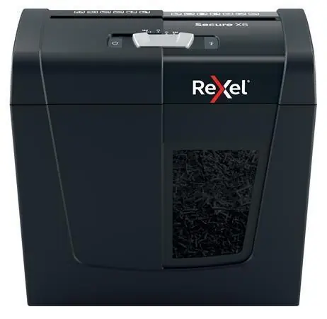 Cenový Hit Skartovací stroj "Secure X6", křížový řez, 6 listů, REXEL OFERTA office vše pro kancelář