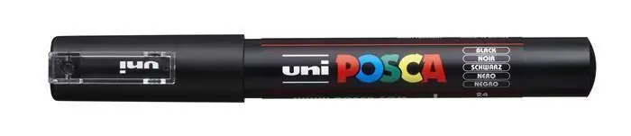 Akrylový popisovač "Posca PC-1MR", černá, 0,7 mm, UNI OFERTA office vše pro kancelář Bezpečná Platba