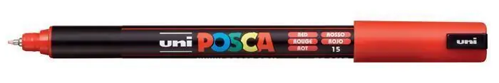 Pouze Dnes Akrylový popisovač "Posca PC-1MR", červená, 0,7 mm, UNI 2UPC1MRP OFERTA office vše pro kancelář