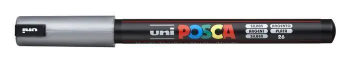 Nízká Cena Akrylový popisovač "Posca PC-1MR", stříbrná, 0,7 mm, UNI OFERTA office vše pro kancelář