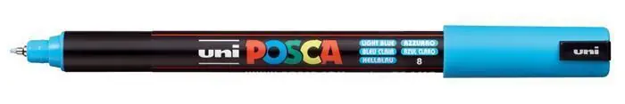 Akrylový popisovač "Posca PC-1MR", světle modrá, 0,7 mm, UNI 2UPC1MRVK OFERTA office vše pro kancelář Horká Nabídka