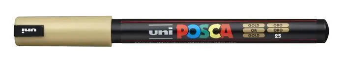 Akrylový popisovač "Posca PC-1MR", zlatá, 0,7 mm, UNI OFERTA office vše pro kancelář Časově Omezené